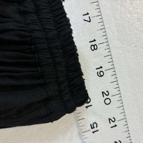 MYST Festival Mirrored Circle Tiered Gathered Black Dancing Skirt EUC - Picture 11 of 15